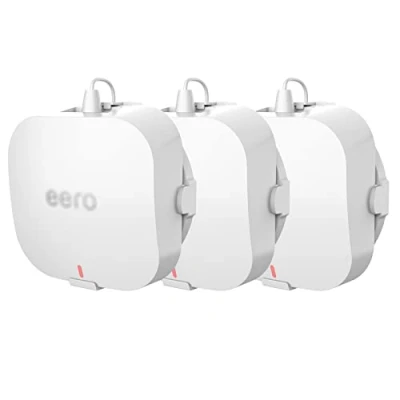 Abbildung von Growalleter Wandhalterung für eero Pro 6E Mesh Wi Fi System, mit Kabelmanagement (3 Stück)