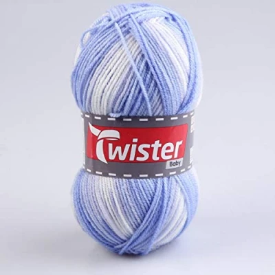 Abbildung von Kurtenbach 50 Gramm Twister Baby aus 100 % Polyacryl Farbauswahl Bastelgarn