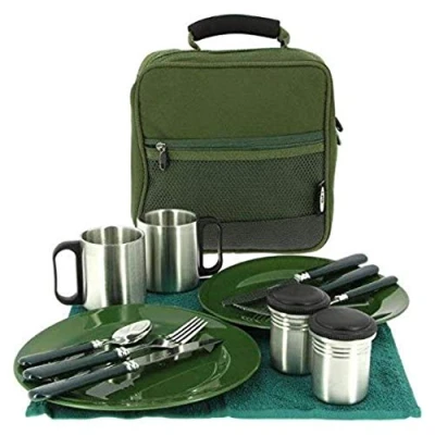Abbildung von NGT Komplettes Besteck Set für 2 Personen inklusive Carry Case Camping
