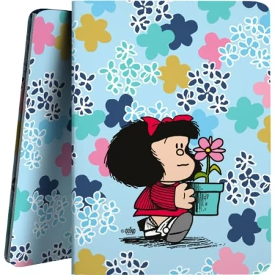 Abbildung von Grafoplás Ordner aus Kunststoff A4 flexibler Deckel 30 Polypropyleneinlagen Kollektion Design Mafalda Lively Polyplas Perfekt zum Organisieren Ihrer Schulsachen