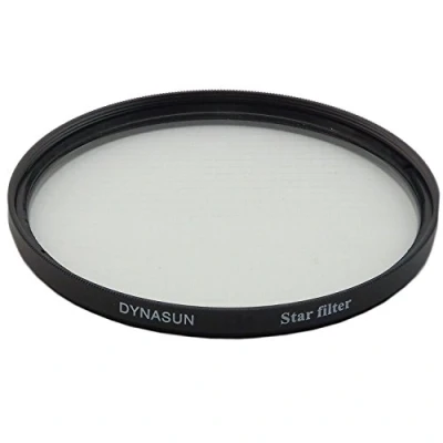 Abbildung von DYNASUN Sternfilter 4X Gitterfilter Cross Gitter Stern Filter PRO 58mm 58 mm Effektlinse Star +Box, schwarz, 4