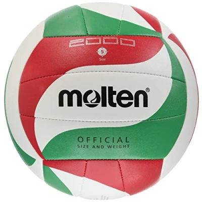 Abbildung von Molten V5M2000 Top Training Volleyball Gr. 5 Ball,Weiß/Grün/Rot,5