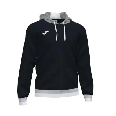 Abbildung von Joma Komfort Kapuzenjacke II, Schwarz/Grau, XS