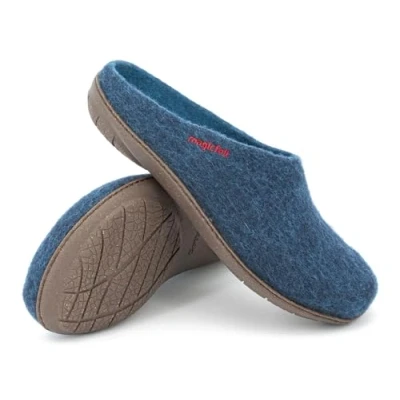 Abbildung von Magicfelt Hausschuh, Damen, Größe: 43, Dark petrol Schuhe