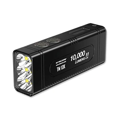 Abbildung von Nitecore Unisex Erwachsene TM10K Lampen, schwarz, 11cm