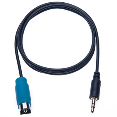 Abbildung von 3,5 mm Musik Interface Audio Kabel Aux In Adapter MP3 Kompatibel mit Samsung Galaxy, HTC One, Huawei, Sony Xperia, Lumia, LG, Player an Ihr Autoradio cde 9874r/RR/RB