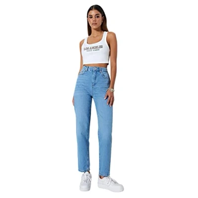Abbildung von Trendyol Regular fit Jeans (1 tlg) Plain/ohne Details