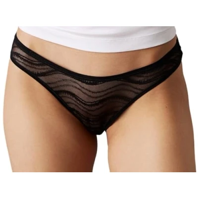 Abbildung von Calvin Klein Underwear Thong 3 PACK String, Damen, Größe: Large, Black/vintage pink/subdued