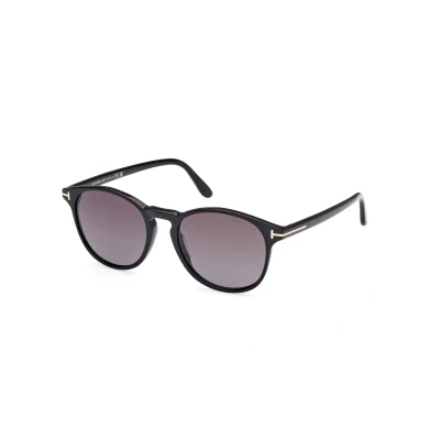 Abbildung von Tom Ford Lewis Unisex Sonnenbrille, Größe: 53, Shiny black/gradient smoke