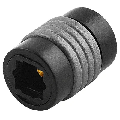 Abbildung von BestPlug Optischer Audio Adapter, Opto Toslink Buchse Kupplung weiblich auf weiblich, geeignet für 2.1 5.1 und 7.1 Dolby Surround (verbesserte Ausführung v. 5.0)