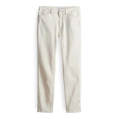 Abbildung von OPUS ELMA Classy SLIT Jeans Slim Fit, Damen, Größe: 44x28, Milk