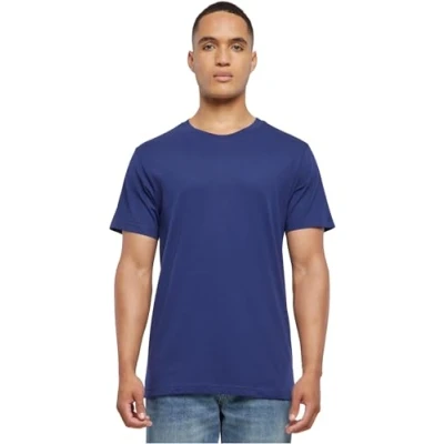 Abbildung von Build Your Brand Herren T Shirt Round Neck, light navy, XL