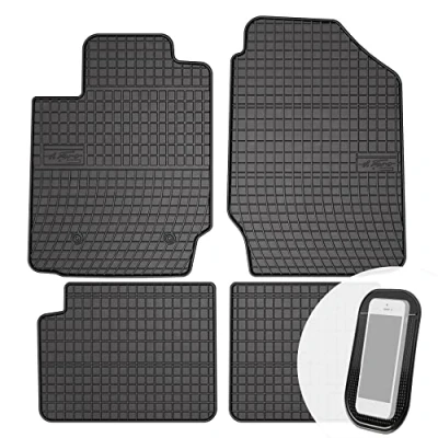 Abbildung von Gummimatten Auto Fußmatten Gummi Automatten Passgenau 4 teilig Set passend für Toyota Corolla 9 2002 2007