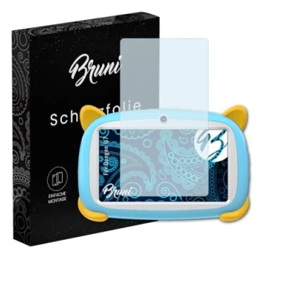 Abbildung von Bruni Schutzfolie kompatibel mit Doogee U7 Folie, glasklare Displayschutzfolie (2X)