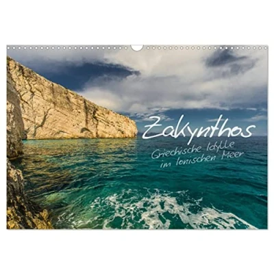 Abbildung von Zakynthos Griechische Idylle im Ionischen Meer (Wandkalender 2025 DIN A3 quer), CALVENDO Monatskalender