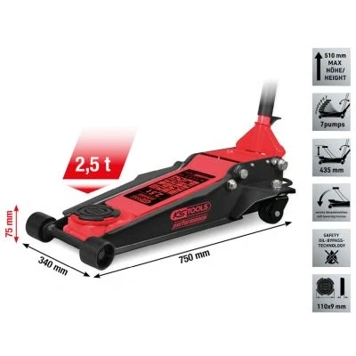 Abbildung von KS TOOLS 160.1015 Unterstellheber 2500kg Stahl