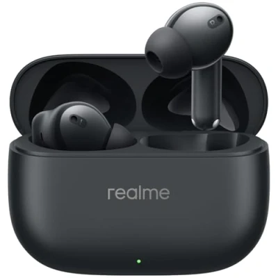 Abbildung von realme T310 Bluetooth 5.4 Kopfhörer, kabellose 46 dB Hybride Geräuschunterdrückung, 12,4 mm dynamischer Bass Treiber, 40 Stunden Gesamtwiedergabe, IPX5 Wasserbeständigkeit, Schwarz