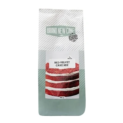 Abbildung von BrandNewCake® Red Velvet Kuchenmischung 500g Perfekte Backmischung für Saftigen Roten Samtkuchen