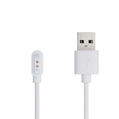 Abbildung von kwmobile USB Kabel Charger kompatibel mit Willful Fitnesstracker/Smartwatch Ladekabel Smart Watch Ersatzkabel Fitnesstracker Aufladekabel in Weiß