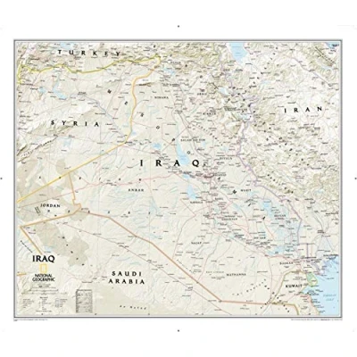 Abbildung von National Geographic Map Iraq Classic: Wall Maps Countries &amp; Regions (National Reference Map)