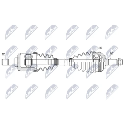 Abbildung von Antriebswelle NTY NPW HD 108