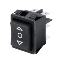 Abbildung von TRU COMPONENTS Wippschalter R5 SP3072 250 V/AC 16 A 2 x (Ein)/Aus/(Ein) Berühren/0/Berühren 1 St