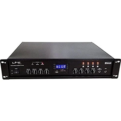 Abbildung von LTC PAA150BT 4 Zonen Verstärker mit 90 W, Mikrofon und Line Eingängen Bluetooth, USB, SD FM Tuner Schwarz