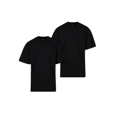 Abbildung von Urban Classics 2PACK Tshirt basic, Herren, Größe: 4XL, Black+black