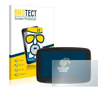 Abbildung von BROTECT Entspiegelungs Schutzglas für TomTom GO Classic 5&quot; Schutz Folie Panzerfolie Glas Matt [Extrem Kratzfest 9H, Anti Reflex]