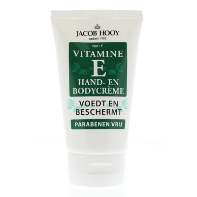 Abbildung von Jacob Hooy Vitamin E Hand und Bodycreme Tube, 150 ml, 1 Units