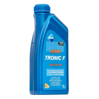Abbildung von Aral Hightronic F 5W 30 1l Motoröl 1552A0 FORD: FIESTA 5, FOCUS 3 Turnier, 6, HONDA: ACCORD 8, 8 Kombi, CIVIC Hatchback, TOYOTA: Aygo