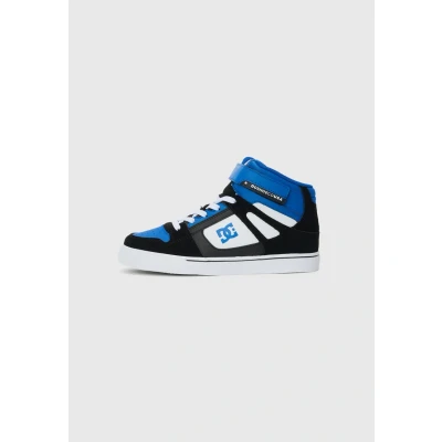 Abbildung von DC Shoes Pure High Top EV Kinderschuhe aus Leder, Schwarz, Blau, Weiß, 38 EU