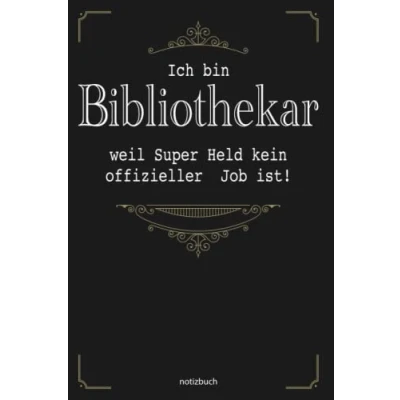 Abbildung von Geschenk Bibliothekar Notizbuch: Notizbuch als für den besten A5 / liniert 120 Seiten Tagebuch Terminplaner ... Mann zum Abschied Abschiedsgeschenk