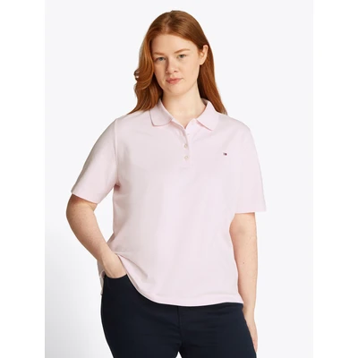 Abbildung von Tommy Hilfiger Curve 1985 Poloshirt, Damen, Größe: 52, Light pink