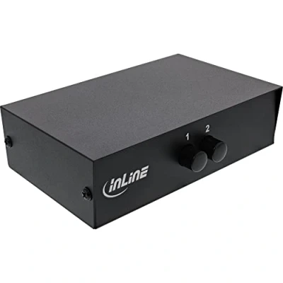 Abbildung von InLine® AV Umschalter manuell 2 Port, 3X Cinch IN/OUT