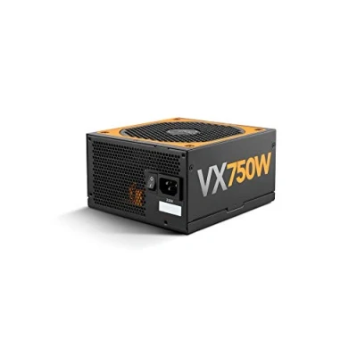 Abbildung von NOX Pc Netzteil 750W URANO VX NXURVX750BZ 750W, Zertifikat 80 PLUS Bronze, 140mm Lüfter mit PMW Steuerung, extra lange Flachkabel, Schwarz