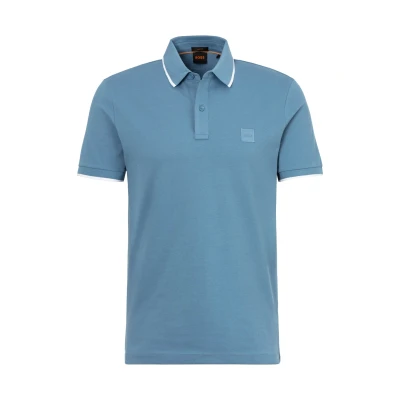 Abbildung von BOSS Passertip Poloshirt, Herren, Größe: Medium, Open purple