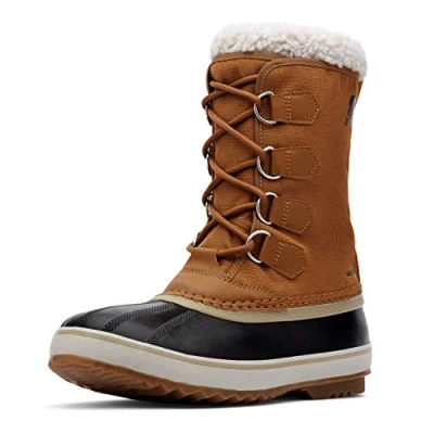Abbildung von Sorel 1964 PAC Nylon WP Snowboot/Winterstiefel, Herren, Größe: 41, Camel brown/black Lederimitat/textil