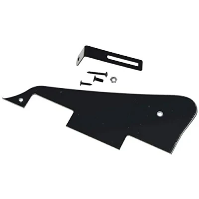 Abbildung von Dopro Pickguard für Epiphone Les Paul (3 lagig, mit schwarzer Halterung) Schwarz