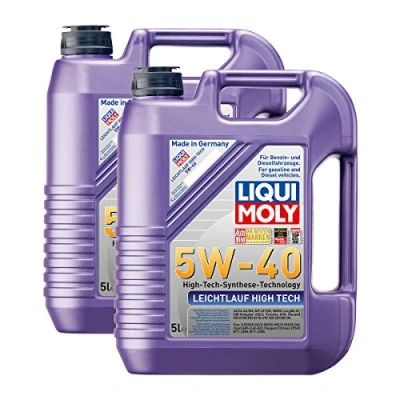 Abbildung von 2x LIQUI MOLY 3864 Leichtlauf High Tech Motoröl 5W 40 5L