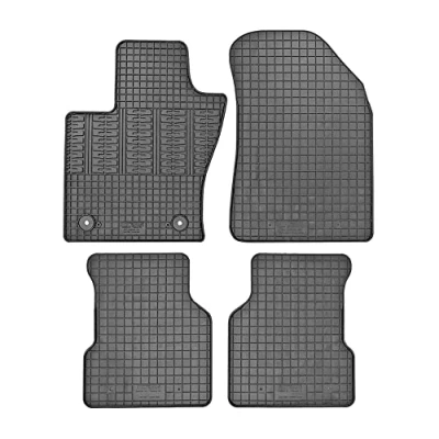 Abbildung von AutoStyle CK RAR01 Fußmattensatz Vollgummi vorne und hinten 4 schwarz