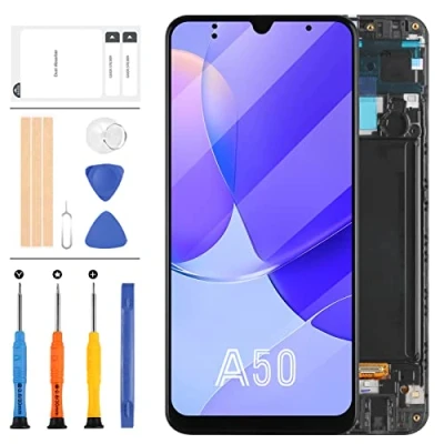 Abbildung von LADYSON INCELL Ersatzbildschirm für Samsung Galaxy A50 A505 SM A505F A505FD A505U LCD Display Touch Sensor Digitizer Montage Glas Objektiv Teile Kits ohne Fingerabdrucksensor