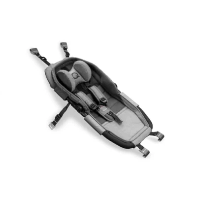 Abbildung von Qeridoo Hängematte Plus für Fahrradanhänger, ergonomisch, weich und sicher Babys, einfache Installation, perfekte Unterstützung auf jeder Fahrt