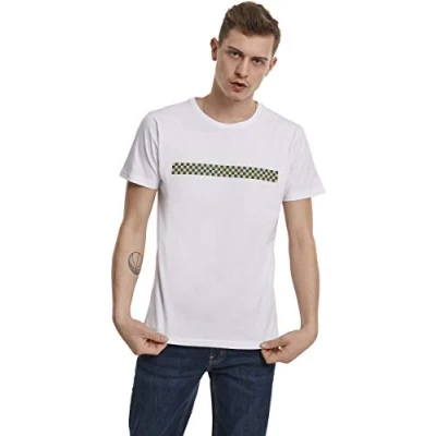 Abbildung von MERCHCODE Herren Banksy Officer Tee T Shirt, White, XS
