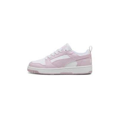 Abbildung von Puma Rebound V6 Low Sneakers Schuhe Mit Colorful White/Rose Mauve Größe: 38