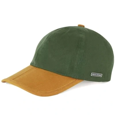 Abbildung von SEALSKINZ Unisex Marham Waterproof Oiled Canvas Cap wasserdichte Kappe aus geöltem Canvas, Olive/Tan,