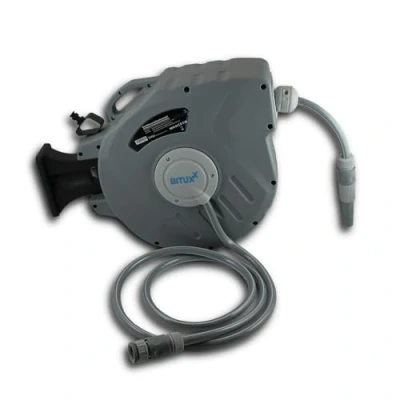 Abbildung von Bituxx Wand Wasser Schlauchtrommel Schlauchaufroller Wasserschlauchaufroller Schlauchbox Automatik (20 m)