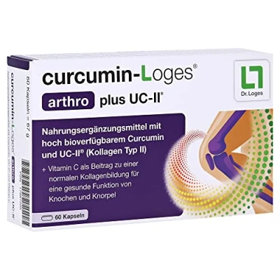 Abbildung von curcumin Loges arthro plus UC II 60 St