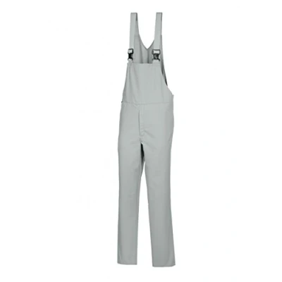 Abbildung von BP 1675 558 51 Sl Unisex Latzhose, mit Gummizug in der Taille, 245,00 g/m² Stoffmischung, hellgrau,