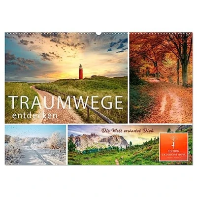 Abbildung von Traumwege entdecken (Wandkalender 2025 DIN A2 quer), CALVENDO Monatskalender